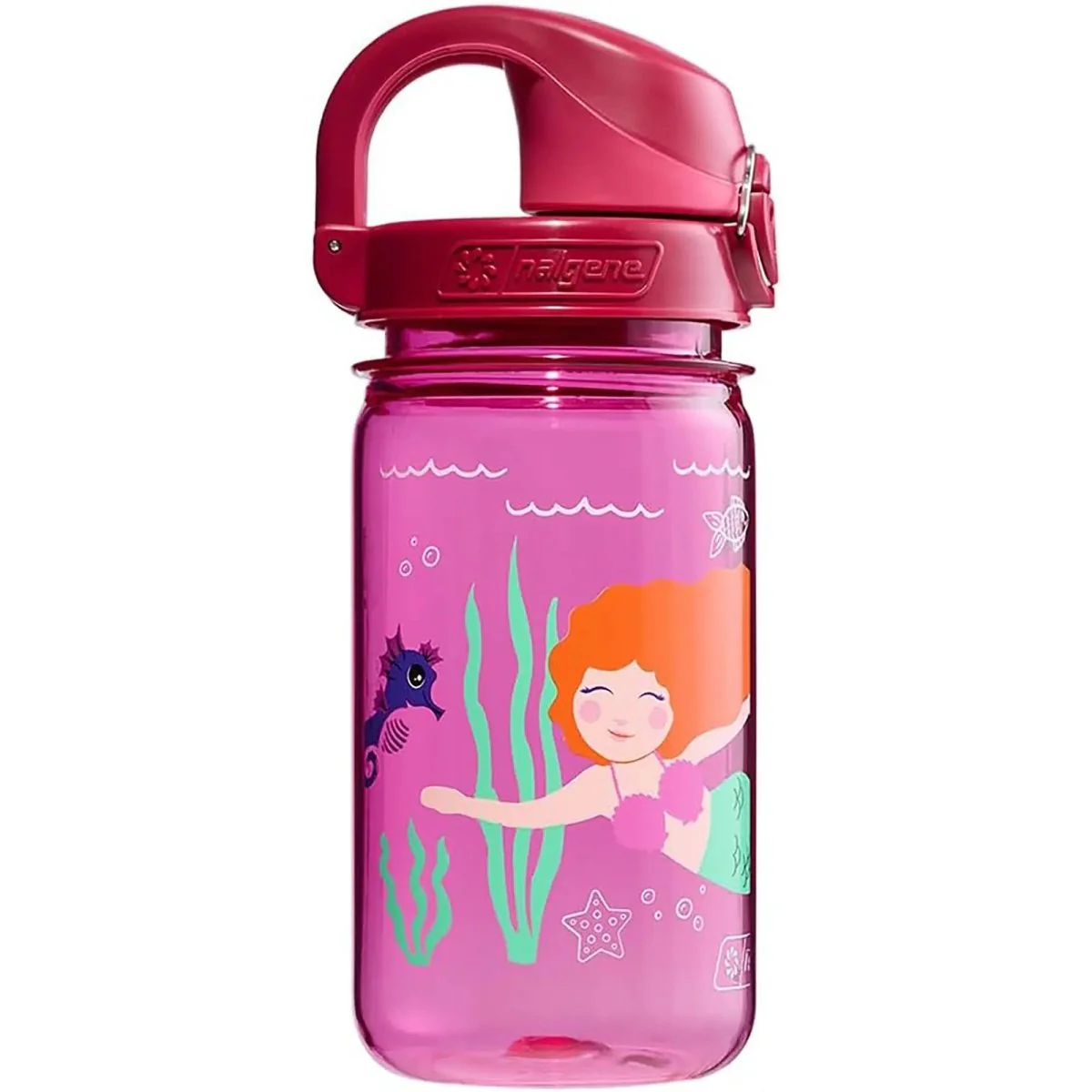 Nalgene Kid's Sustain 12 oz. On the Fly Water Bottle - Hoot Purple/Green - Image 10