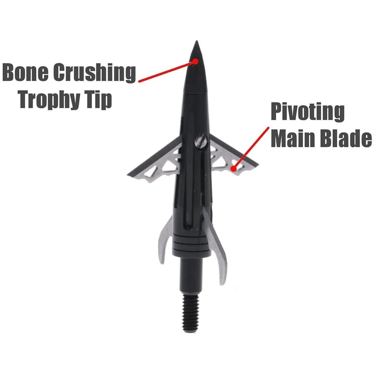 New Archery Products DK4 for Crossbow Broadhead 1-3/8’’ Fixed Blade - Image 2
