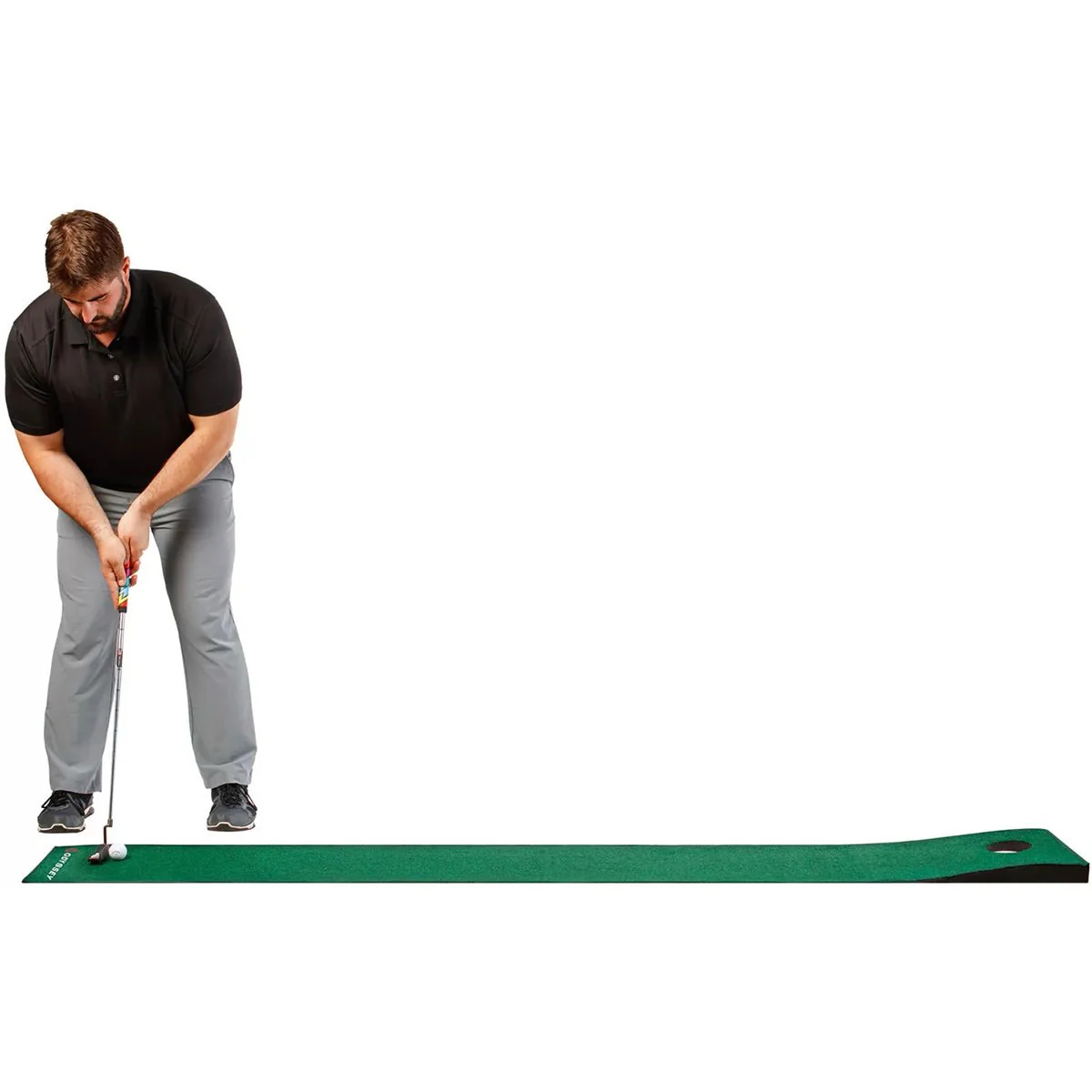 Odyssey 8' x 1' Golf Putting Mat - Green - Image 3