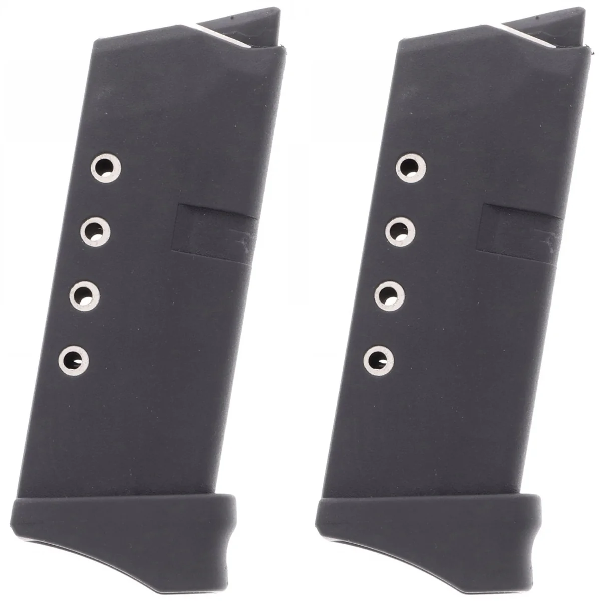 ProMag (2 Pack) 6-Round Magazine for GLOCK Model 43 G43 9mm, GLK12, Black Polymer