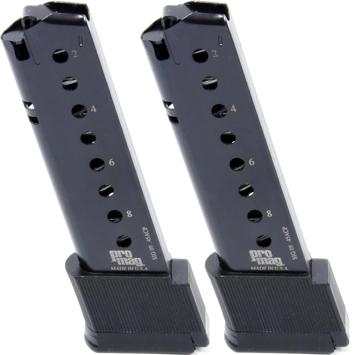 ProMag (2 Pack) Sig Sauer P220 .45 ACP, 10-Round Magazine, SIG 09, Blue Steel