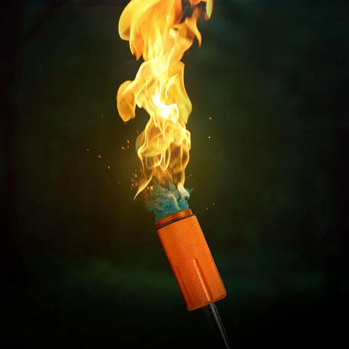 Pyro Putty - Mega Inferno Ferro Rod - Orange - Image 5