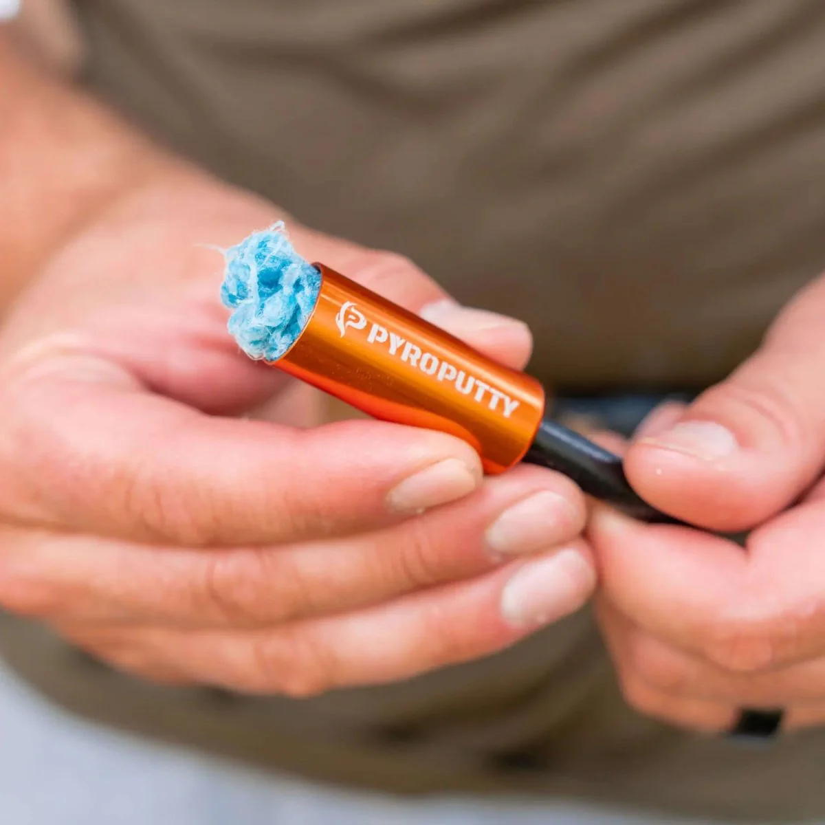 Pyro Putty - Mini Mega Inferno Ferro Rod - Orange - Image 5