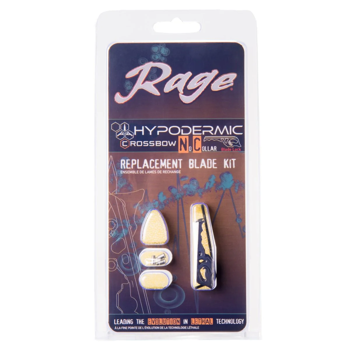 Rage Replacement Blades for Hypodermic NC Crossbow Broadhead 3-Pack - Image 2