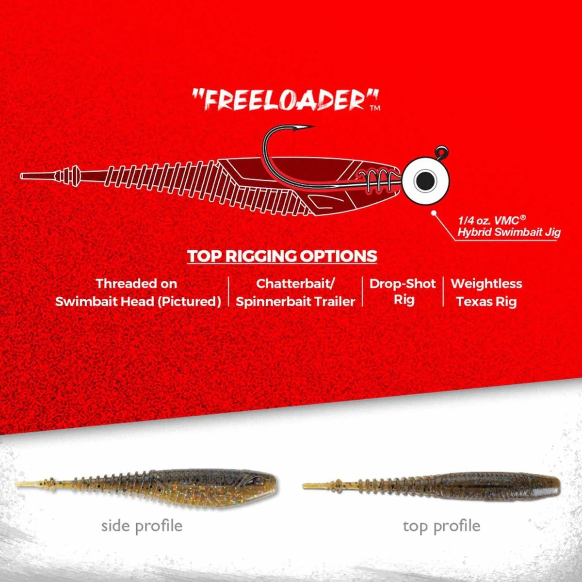 Rapala CrushCity Freeloader 4.25" Soft Bait - Image 2