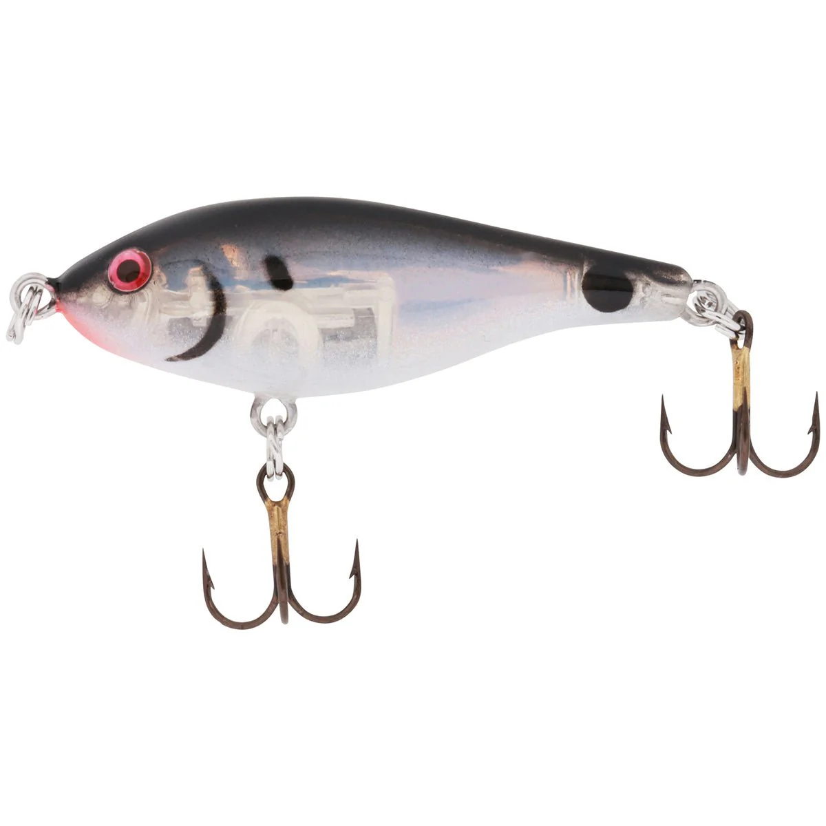 Rebel Raider 1/8 oz Fishing Lure - Silver Flash/Black