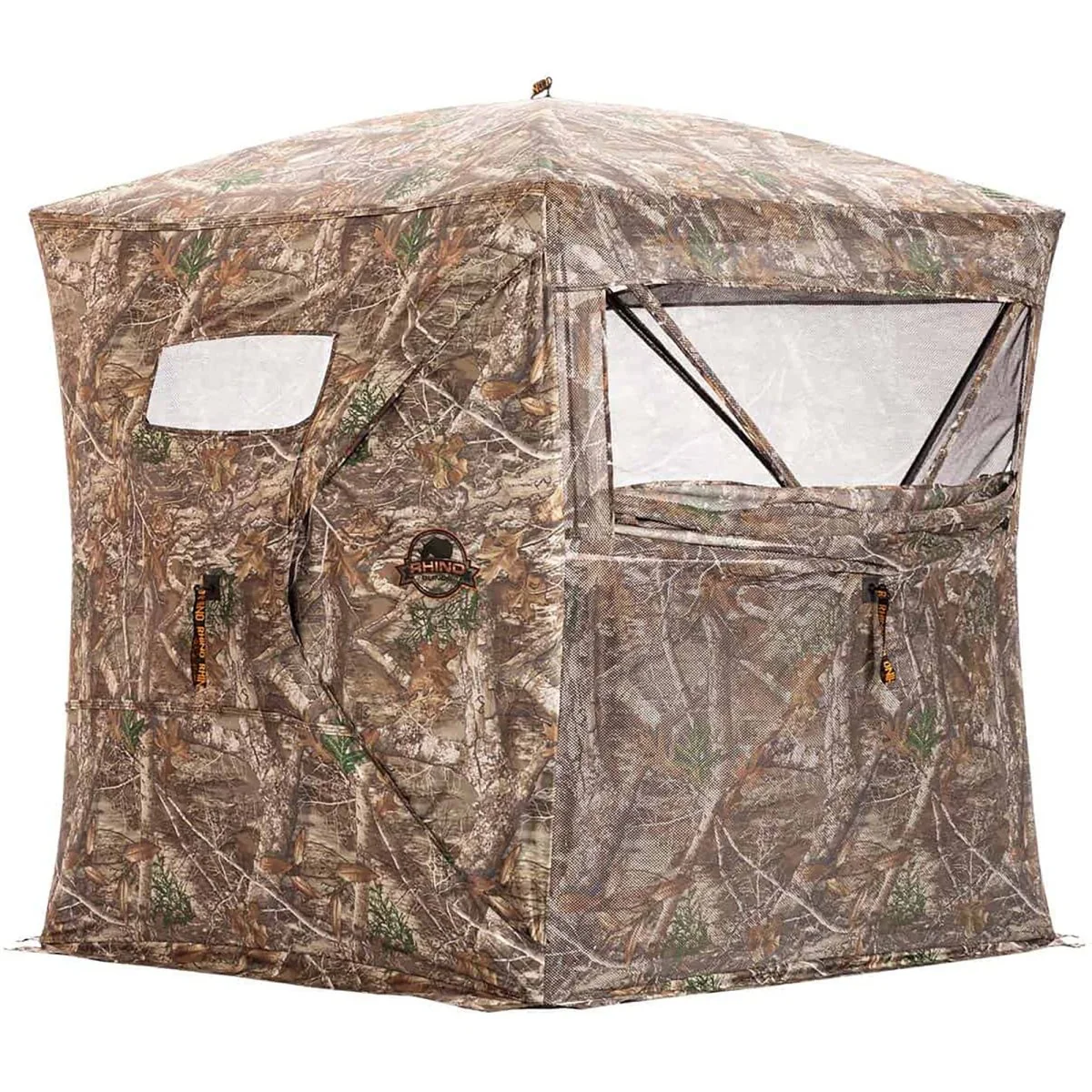 Rhino 270 Hunting 3-Person See-Through Blind - Realtree Edge - Image 3