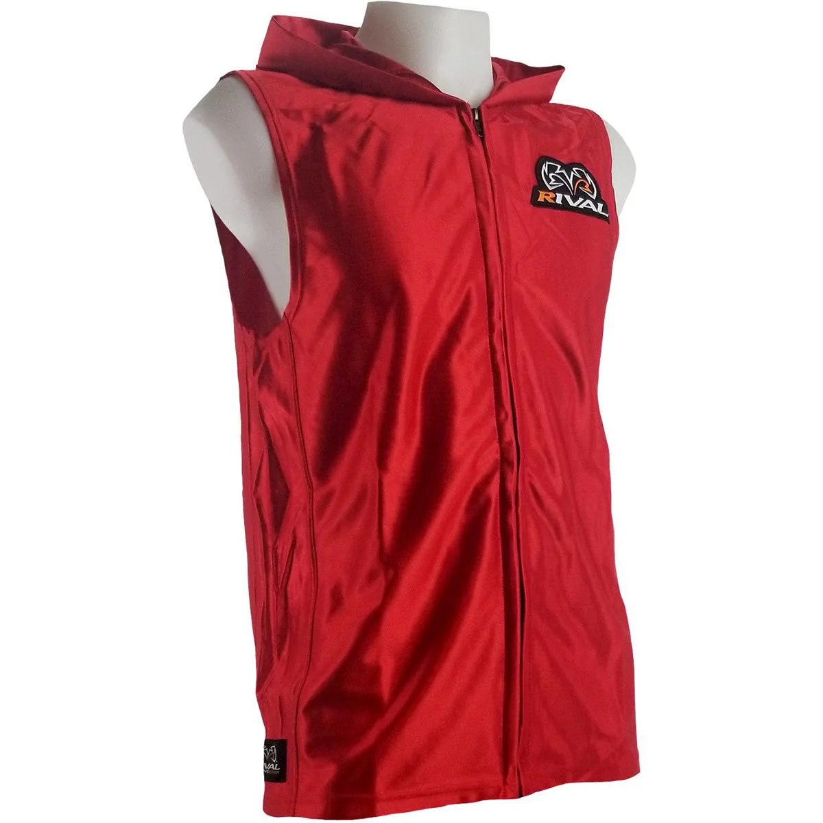 Rival Boxing Dazzle Traditional Sleeveless Ring Jacket with Hood - Image 7
