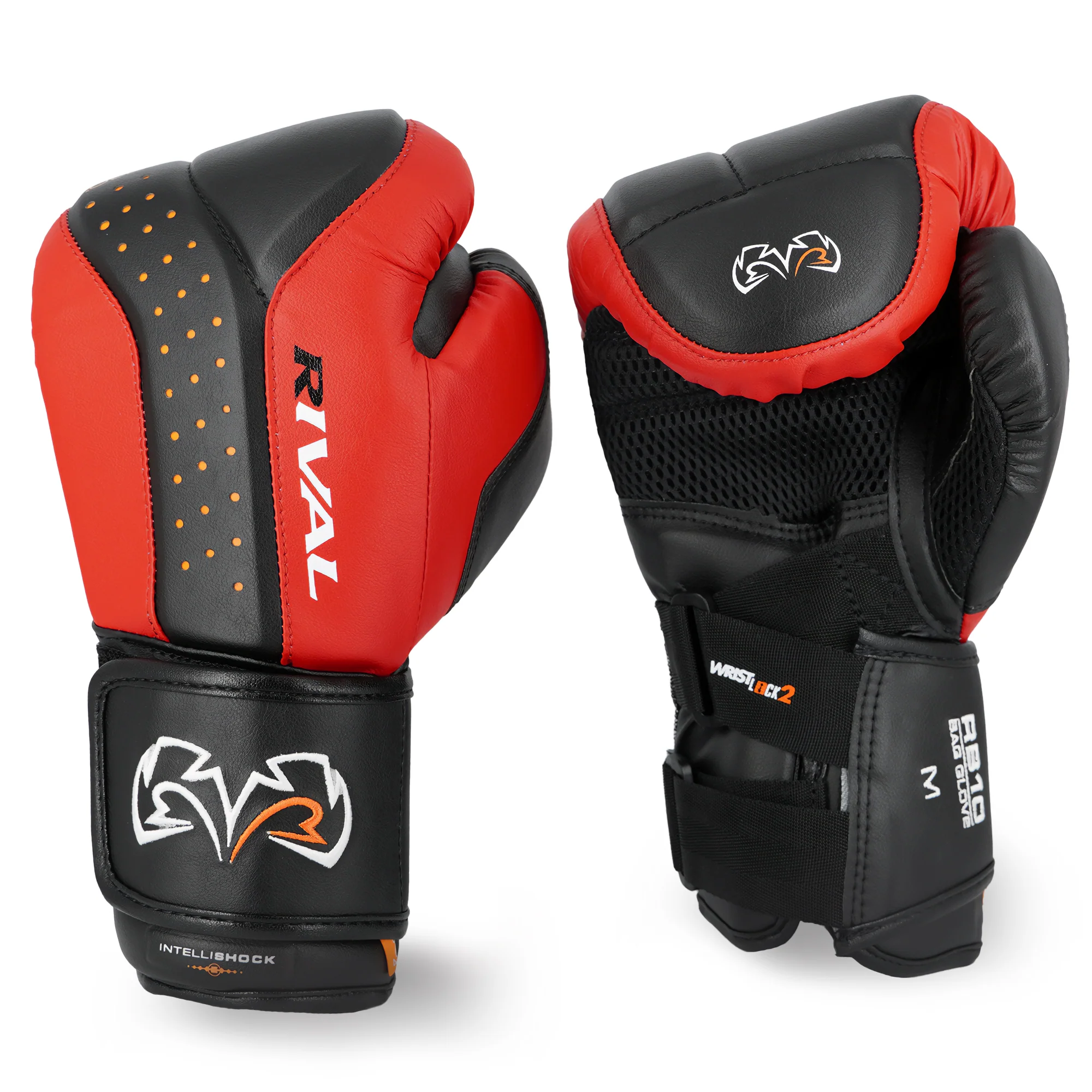 RIVAL Boxing RB10 Intelli-Shock Hook and Loop Bag Gloves - Image 12