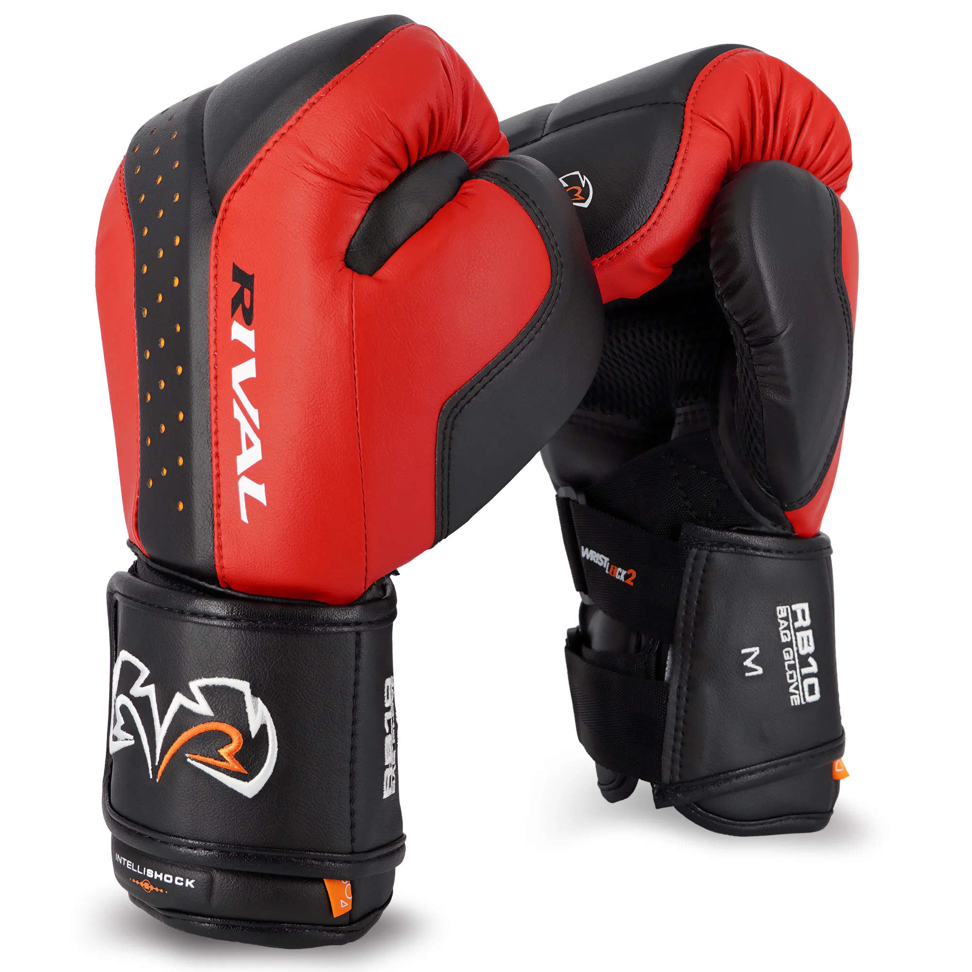 RIVAL Boxing RB10 Intelli-Shock Hook and Loop Bag Gloves - Image 13