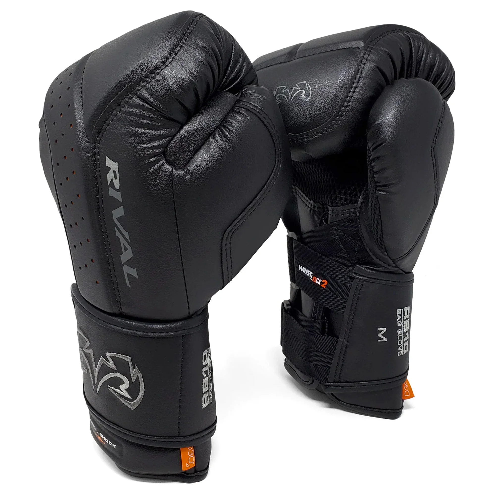 RIVAL Boxing RB10 Intelli-Shock Hook and Loop Bag Gloves - Image 21
