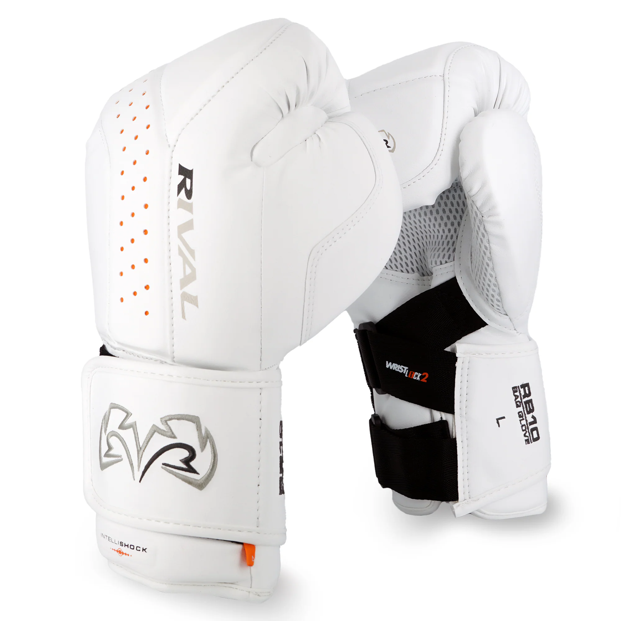 RIVAL Boxing RB10 Intelli-Shock Hook and Loop Bag Gloves - Image 25
