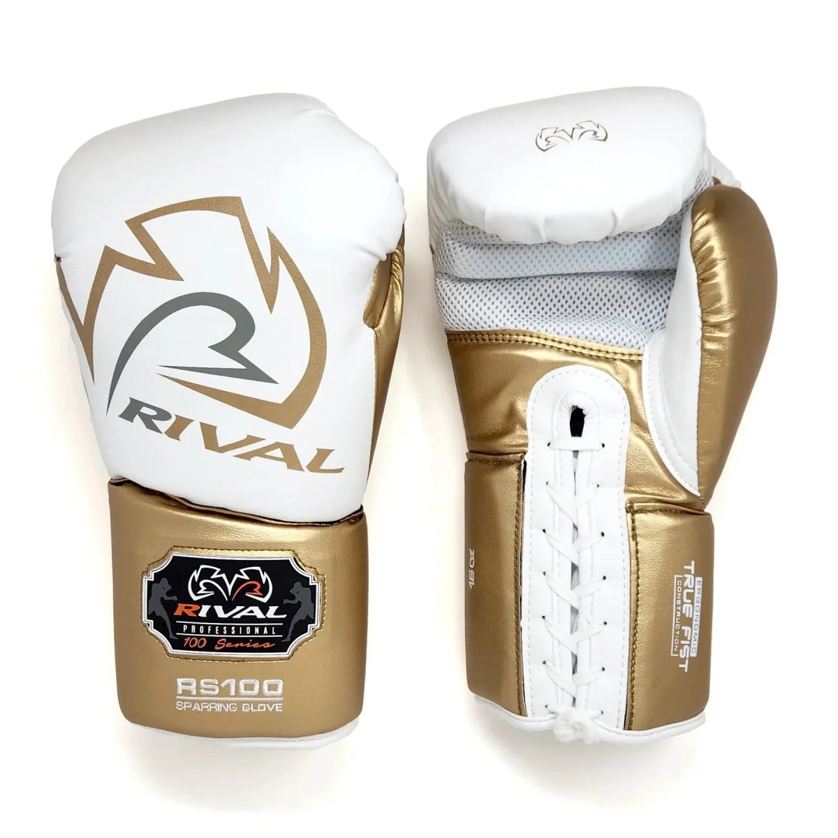 RIVAL Boxing RS100 Professional Lace-Up Sparring Gloves - Image 14
