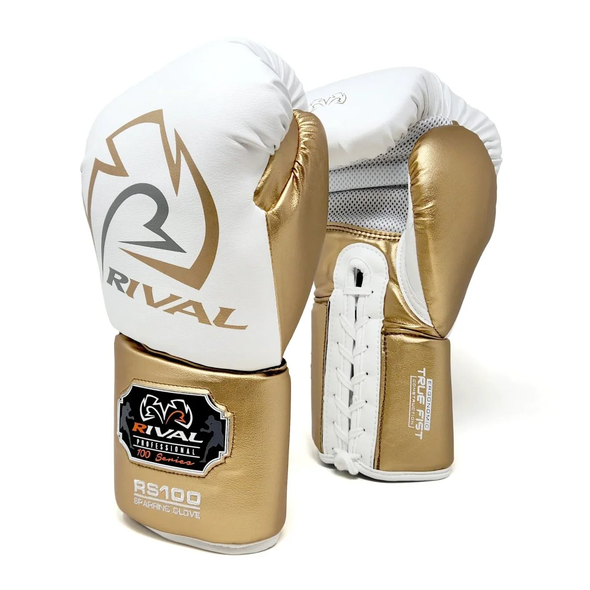 RIVAL Boxing RS100 Professional Lace-Up Sparring Gloves - Image 15