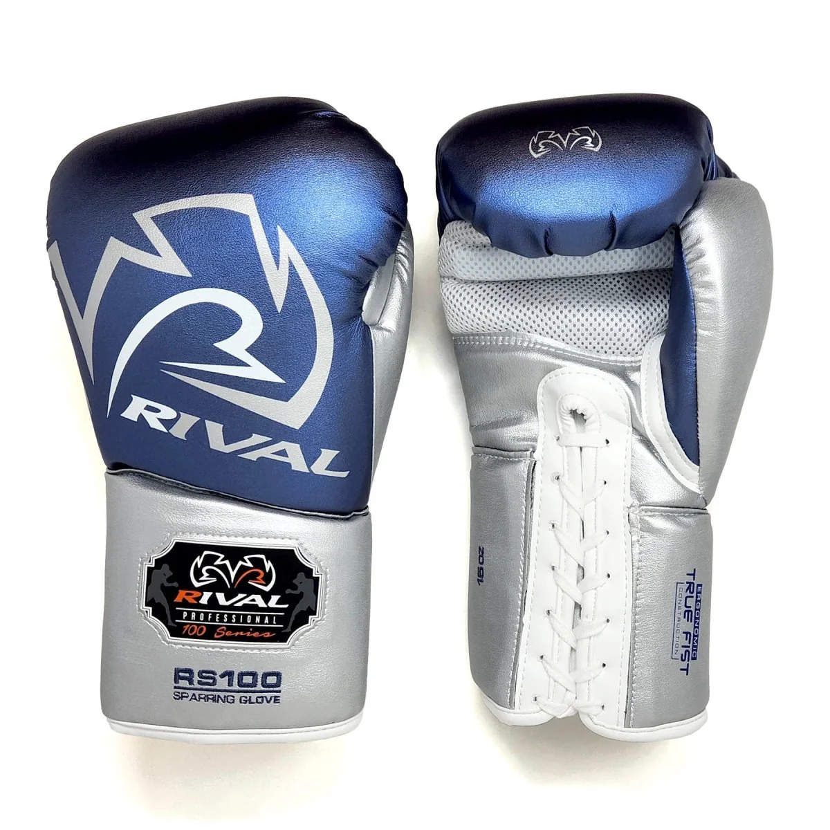 RIVAL Boxing RS100 Professional Lace-Up Sparring Gloves - Image 8