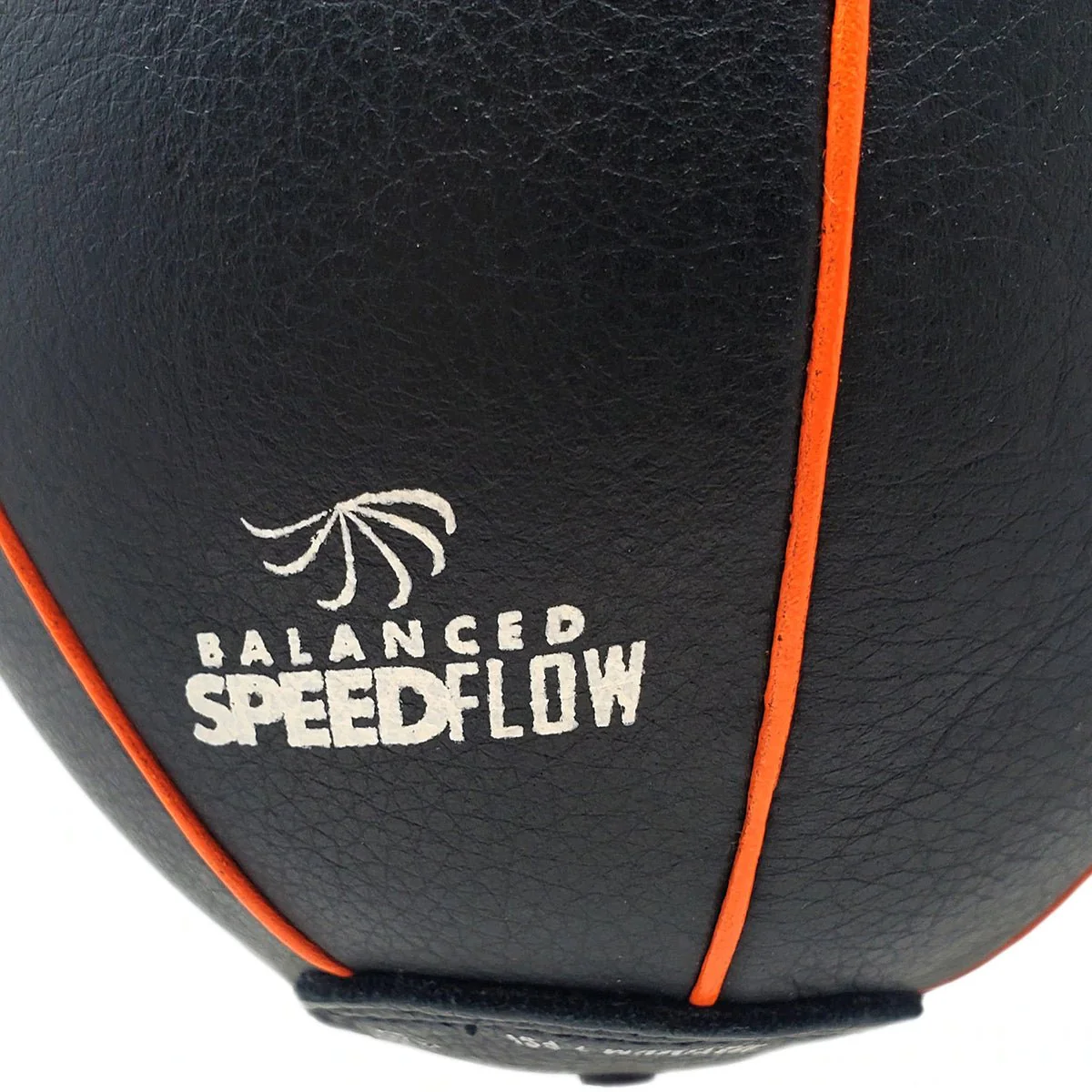 RIVAL Boxing RSPD5 Tear Drop 9" x 5" Speed Bag - Black/Orange - Image 2