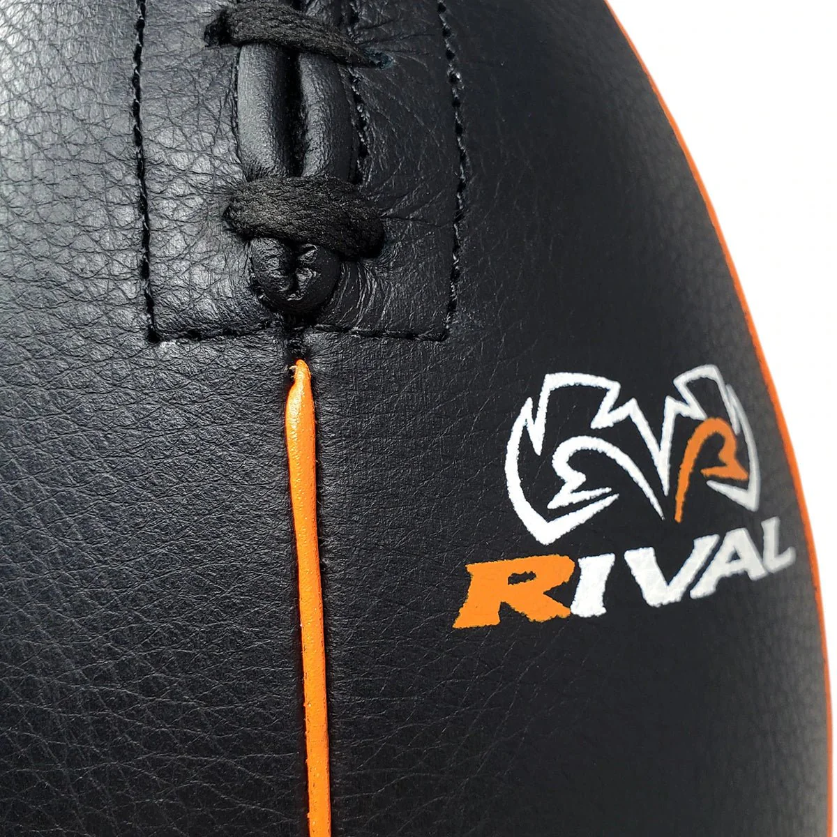 RIVAL Boxing RSPD5 Tear Drop 9" x 5" Speed Bag - Black/Orange - Image 3