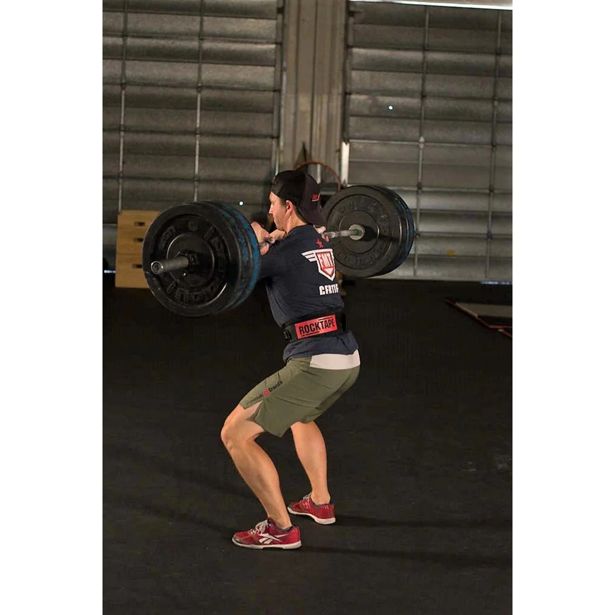 RockTape PowerGlide Weight Lifting Belt - Black - Image 4