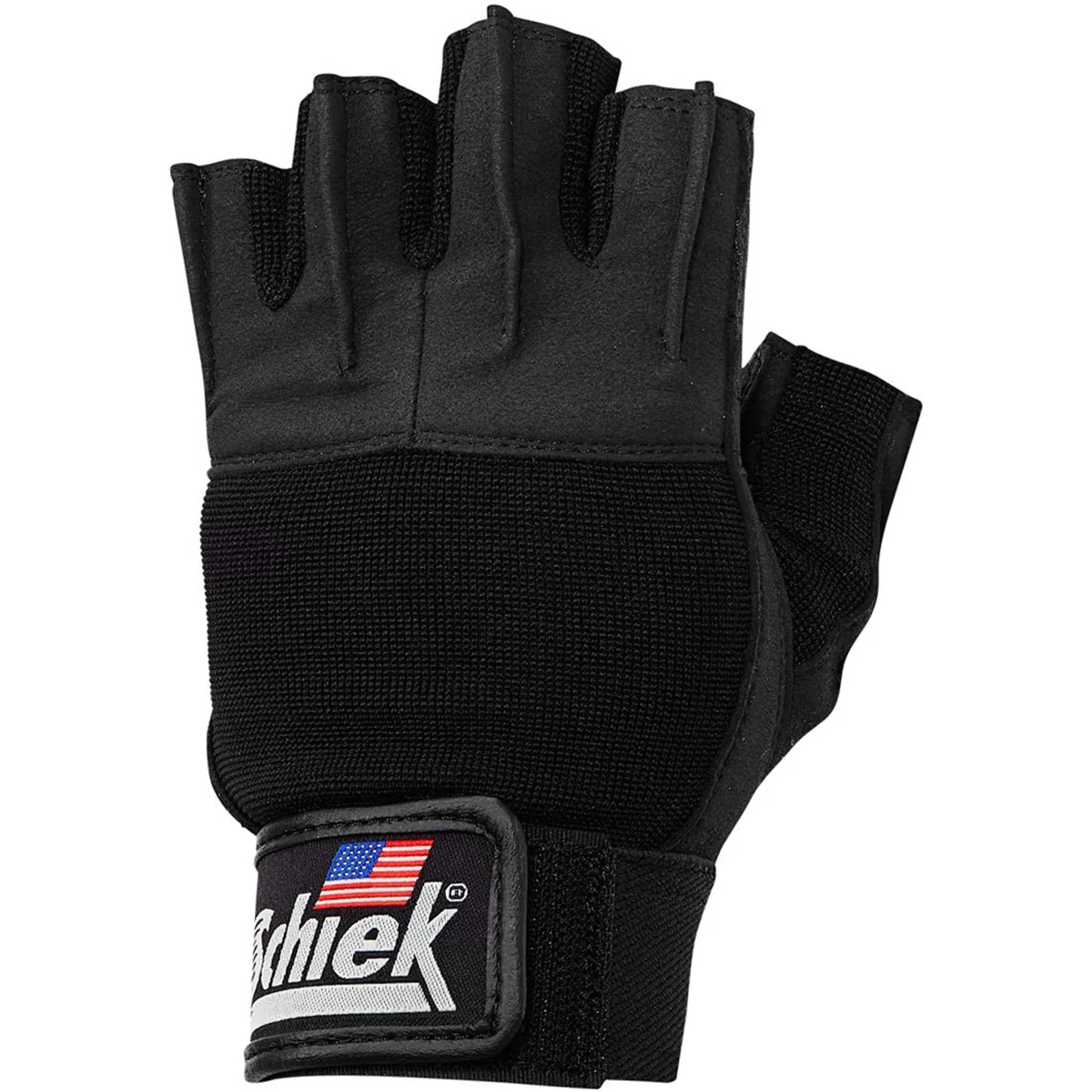 Schiek Sports 530 Platinum Series Weight Lifting Gloves - Black/Gray - Image 3