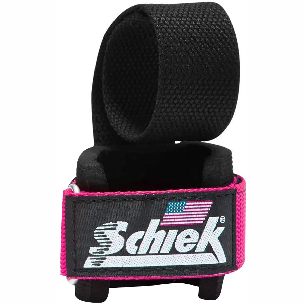 Schiek Sports Model 1000-PLS Deluxe Power Lifting Straps - Pink - Image 2