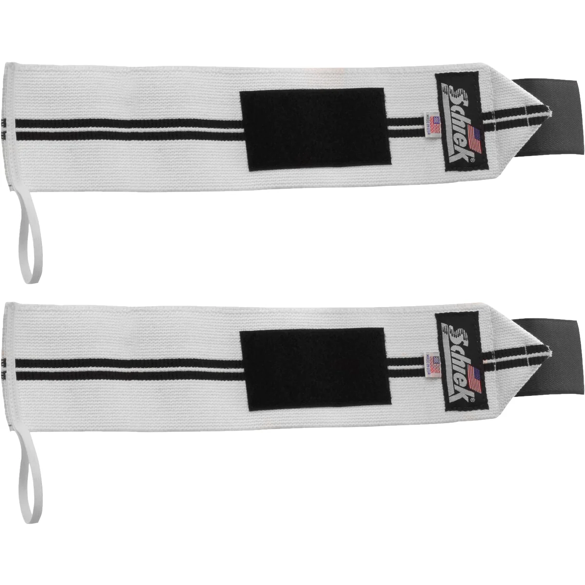 Schiek Sports Model 1124 Heavy Duty 24" Wrist Wraps - White/Black