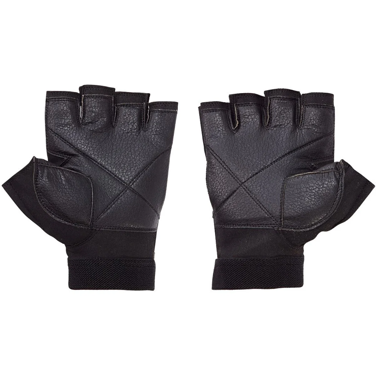 Schiek Sports Model 715 Premium Series Weight Lifting Gloves - Black - Image 3