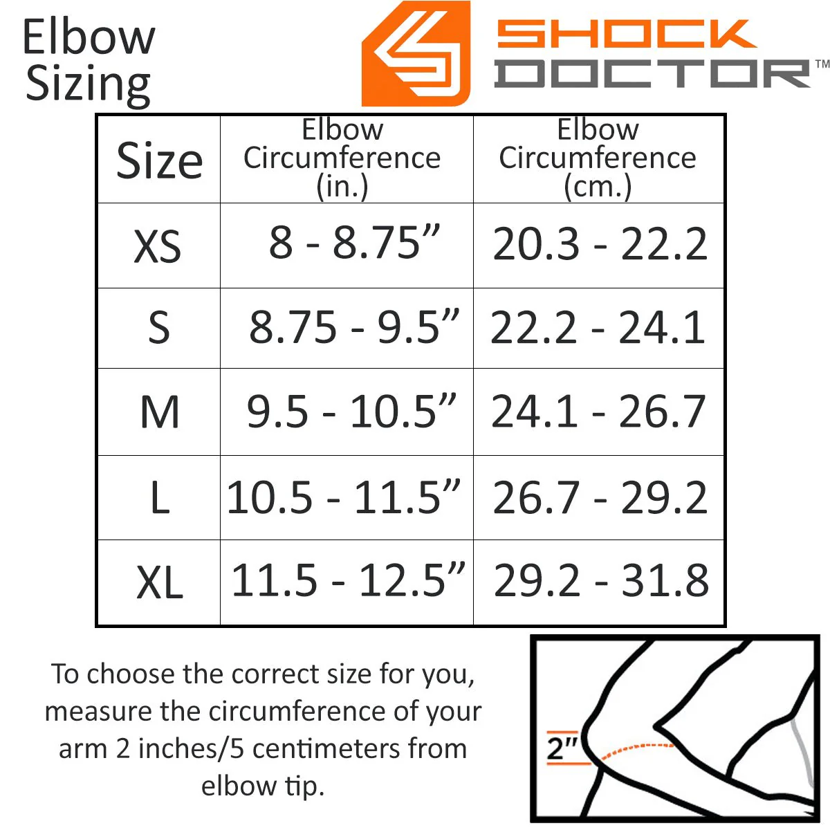 Shock Doctor ICE Recovery Compression Elbow Wrap - Black - Image 4