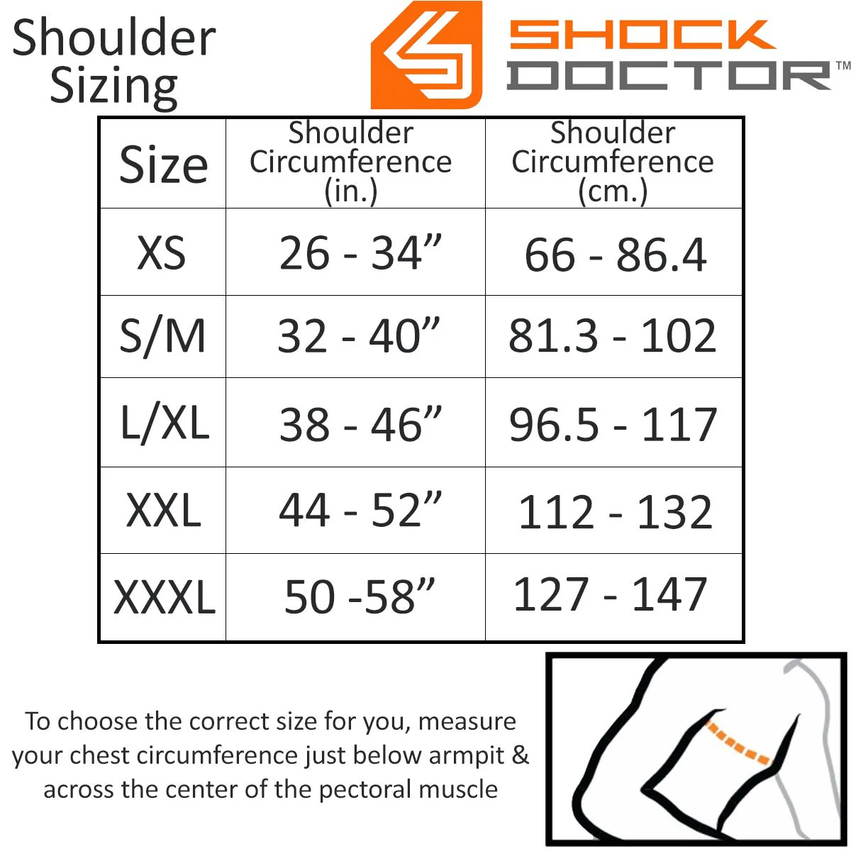 Shock Doctor Ultra Shoulder Support with Stability Control - Black - Image 2