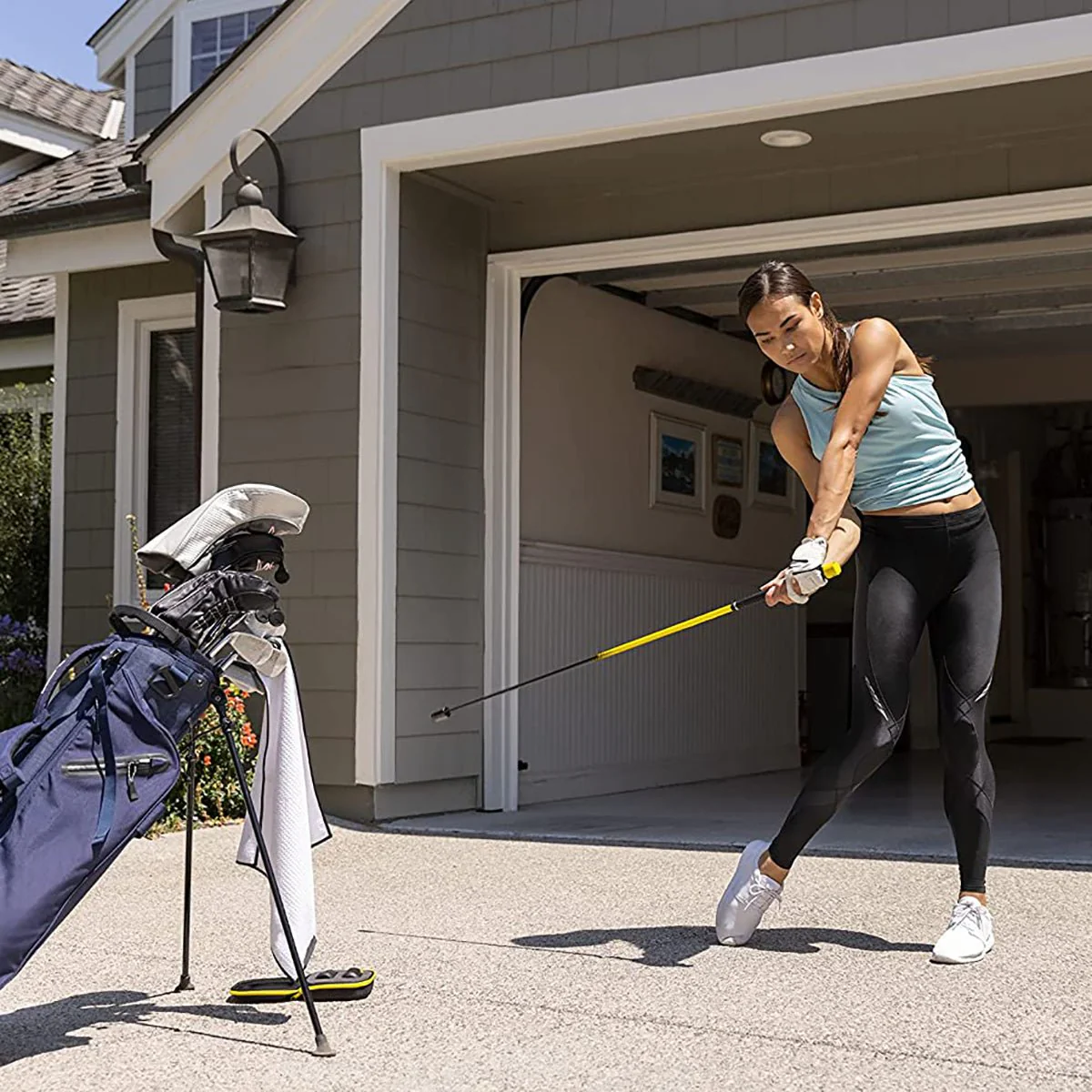 SKLZ Gold Drive Golf Training Tool - Black/Yellow - Image 6