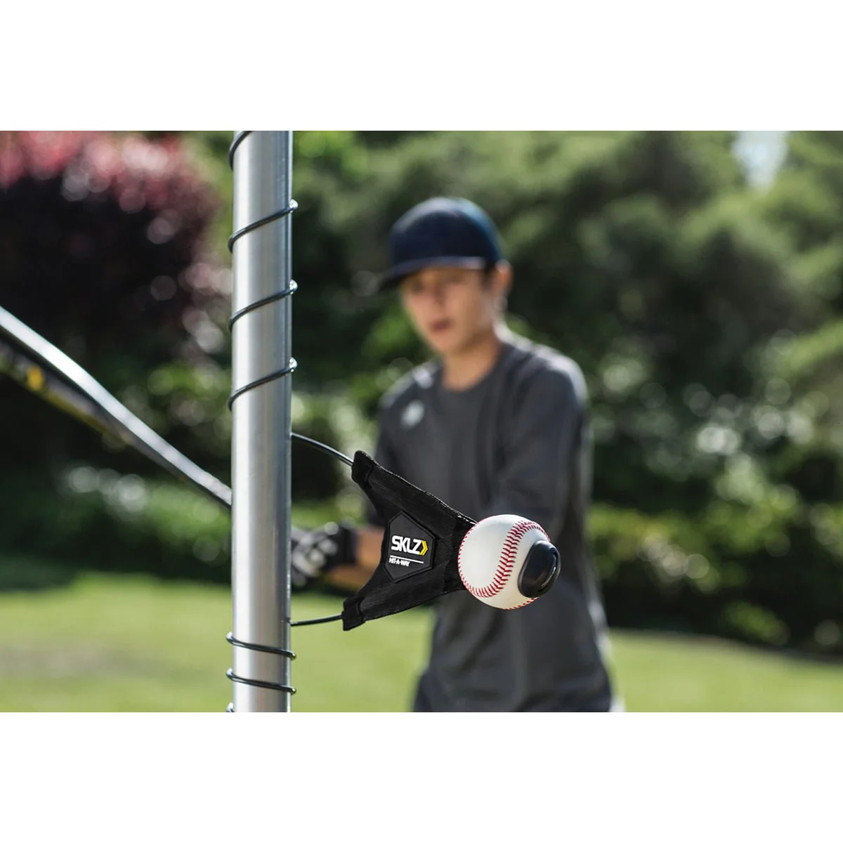 SKLZ Hit-A-Way Baseball Swing Trainer - Black/White - Image 4