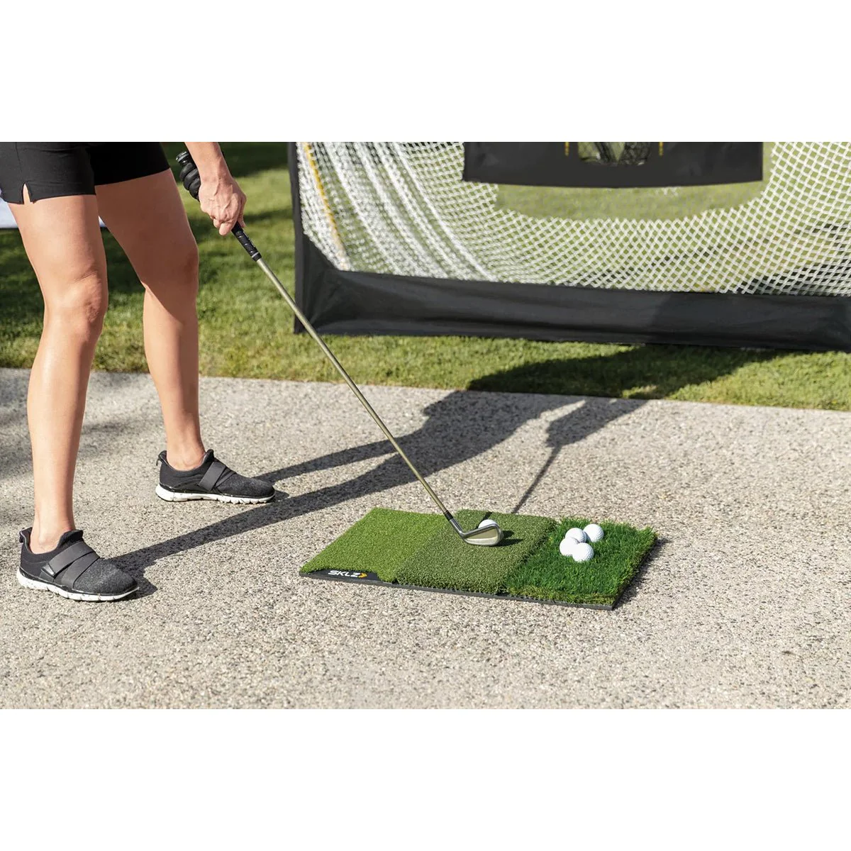 SKLZ Pure Practice 3-Surface Training Golf Mat - Image 5