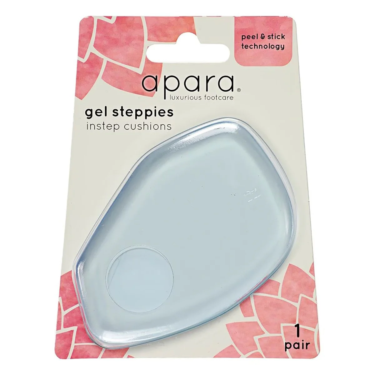 Sof Sole Apara Women's Gel Steppies Instep Cushions - Clear