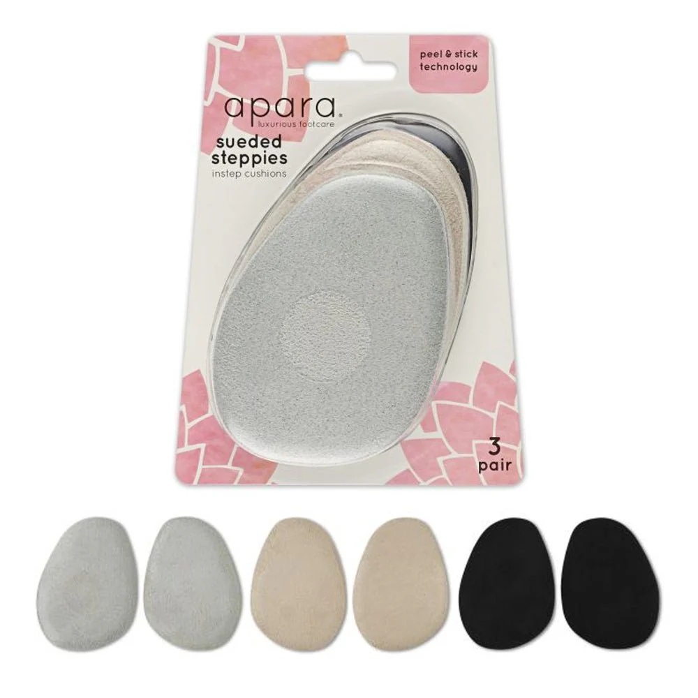 Sof Sole Apara Women's Sueded Steppies Instep Cushions 3-Pack