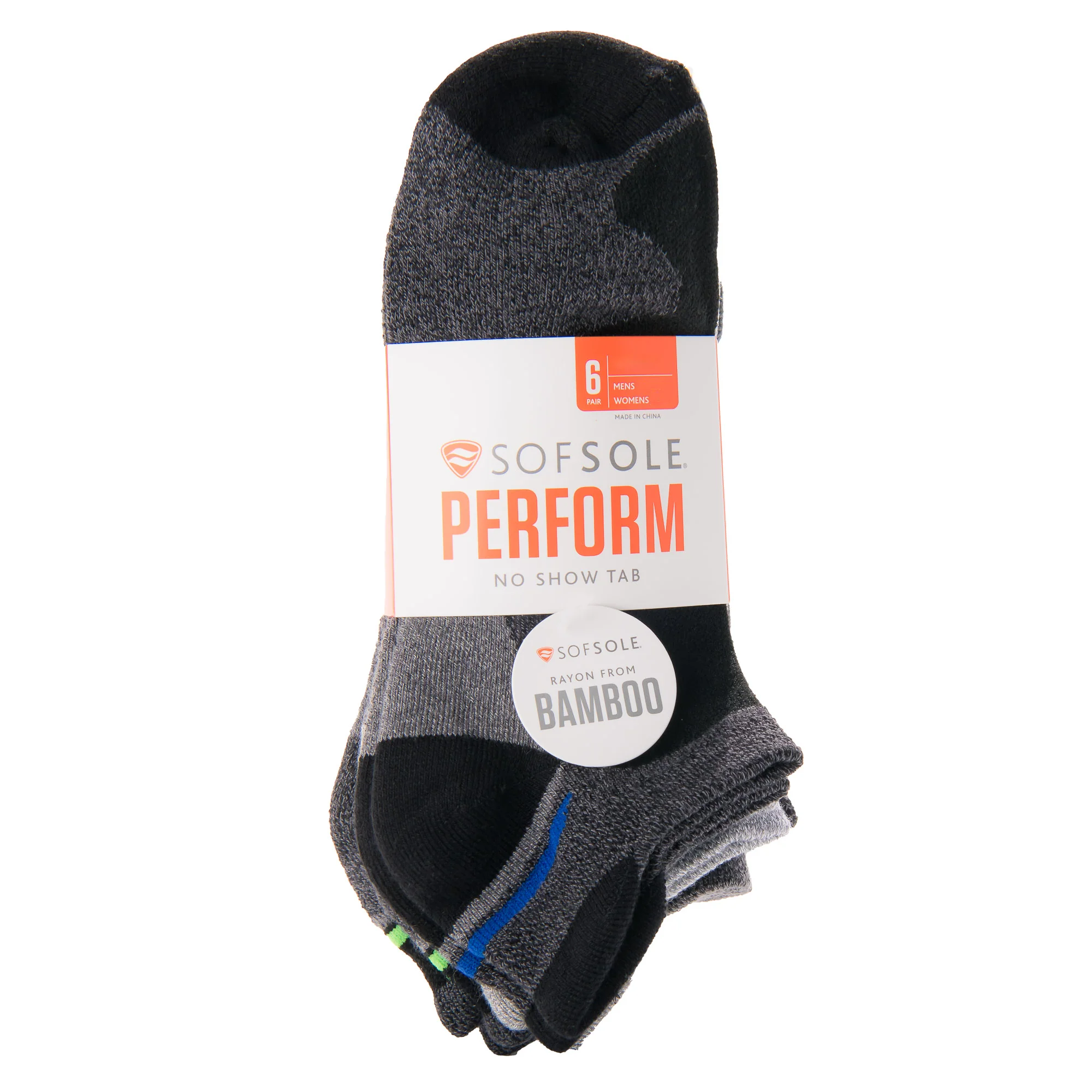 Sof Sole Bamboo No Show Tab Performance Socks - Image 4