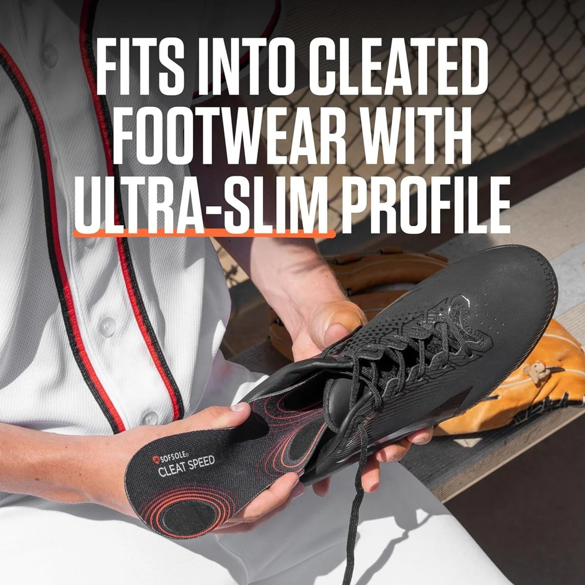 Sof Sole Cleat Speed Insole, Men's 7-13 - Image 4