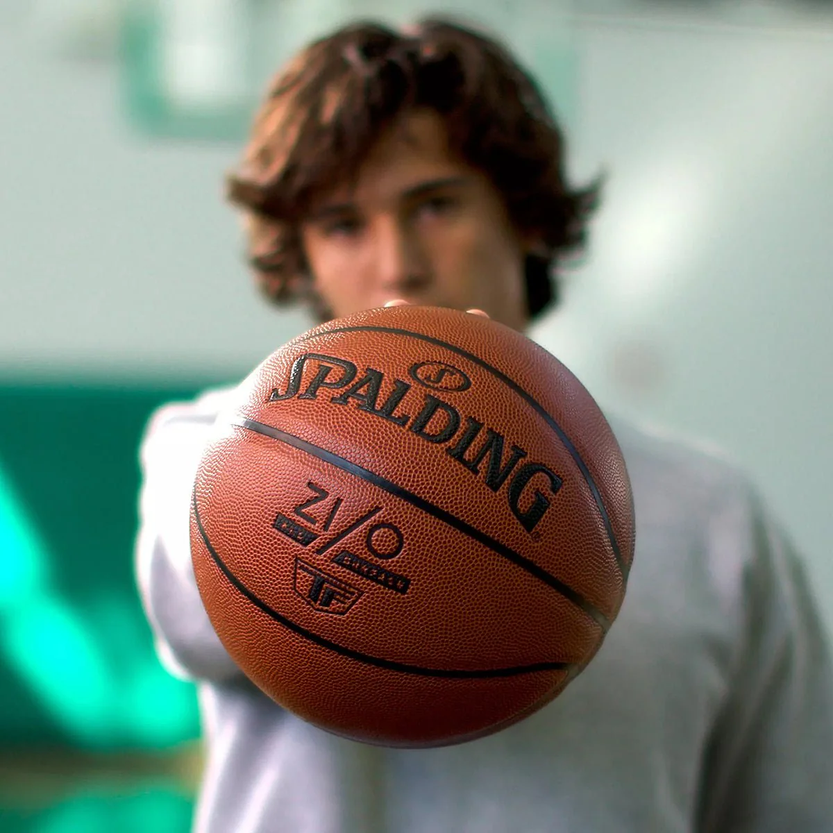 Spalding Zi/O Indoor/Outdoor Basketball - Orange - Image 5