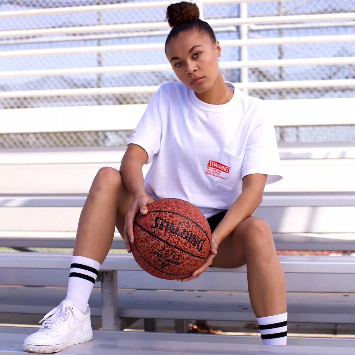 Spalding Zi/O Indoor/Outdoor Basketball - Orange - Image 6