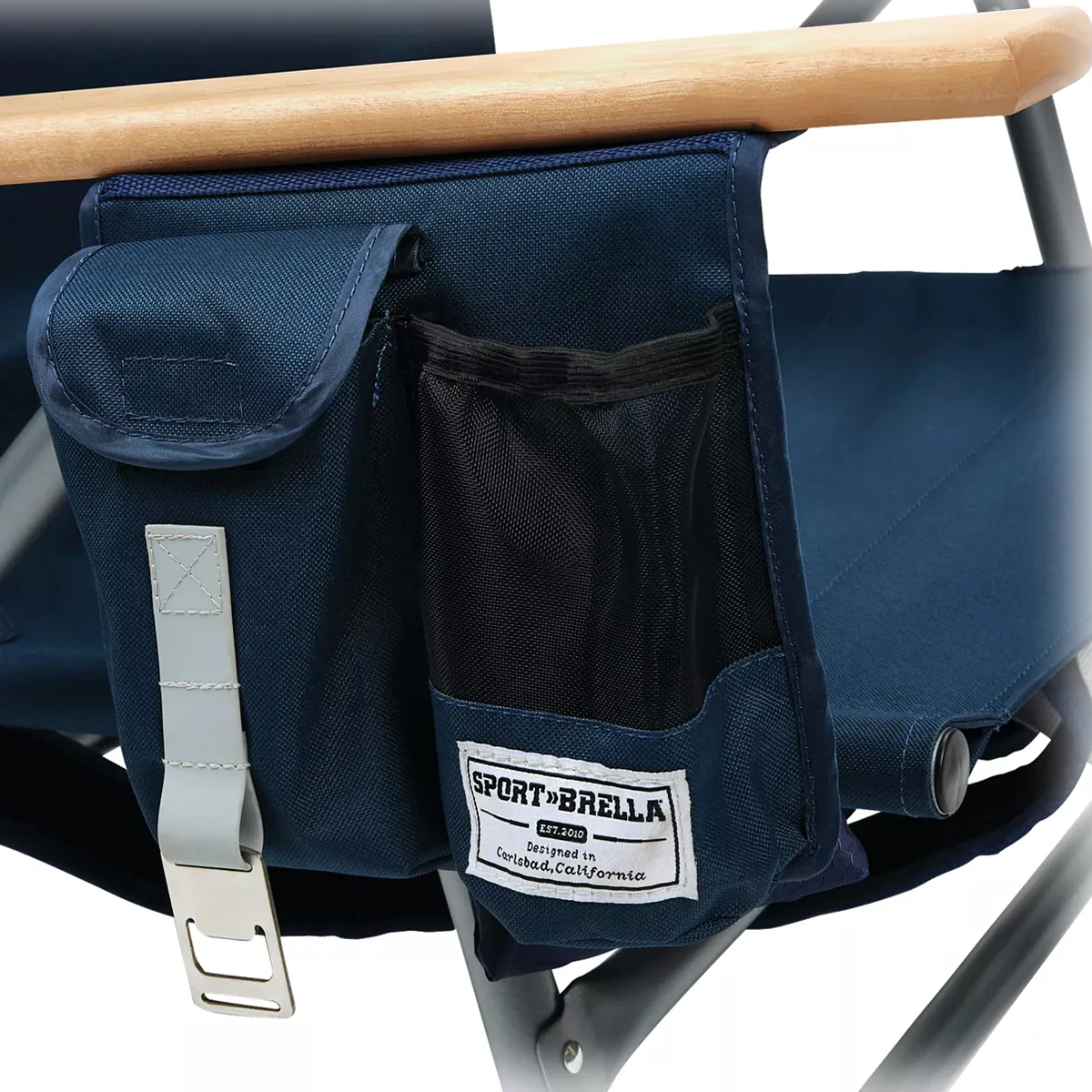 Sport-Brella SunSoul Folding Backpack Beach Chair - Navy - Image 5