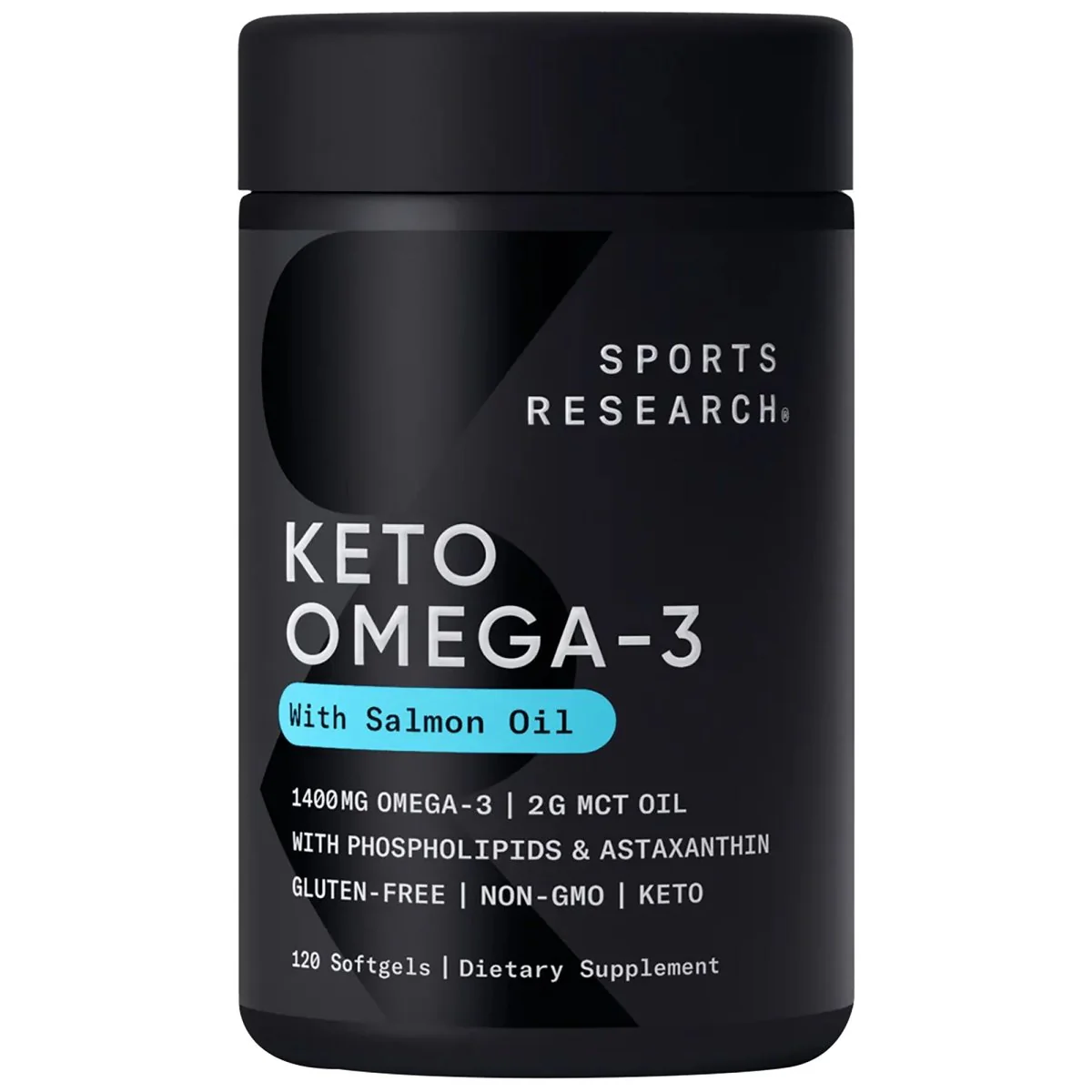 Sports Research Keto Omega Dietary Supplement - 120 Softgels