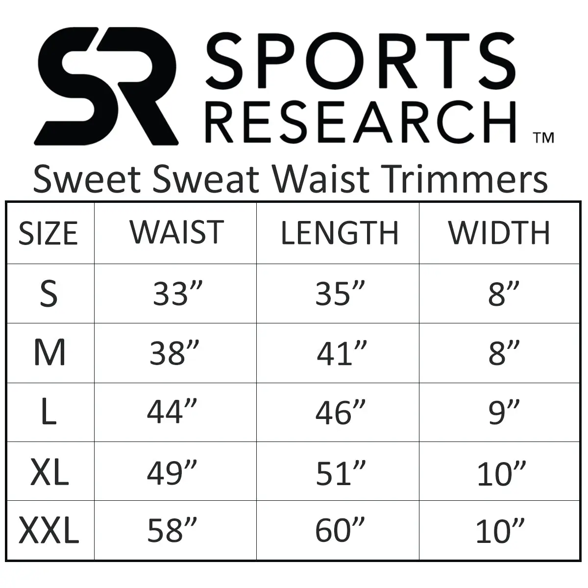 Sports Research Sweet Sweat Waist Trimmer Belt - Medium - Image 5