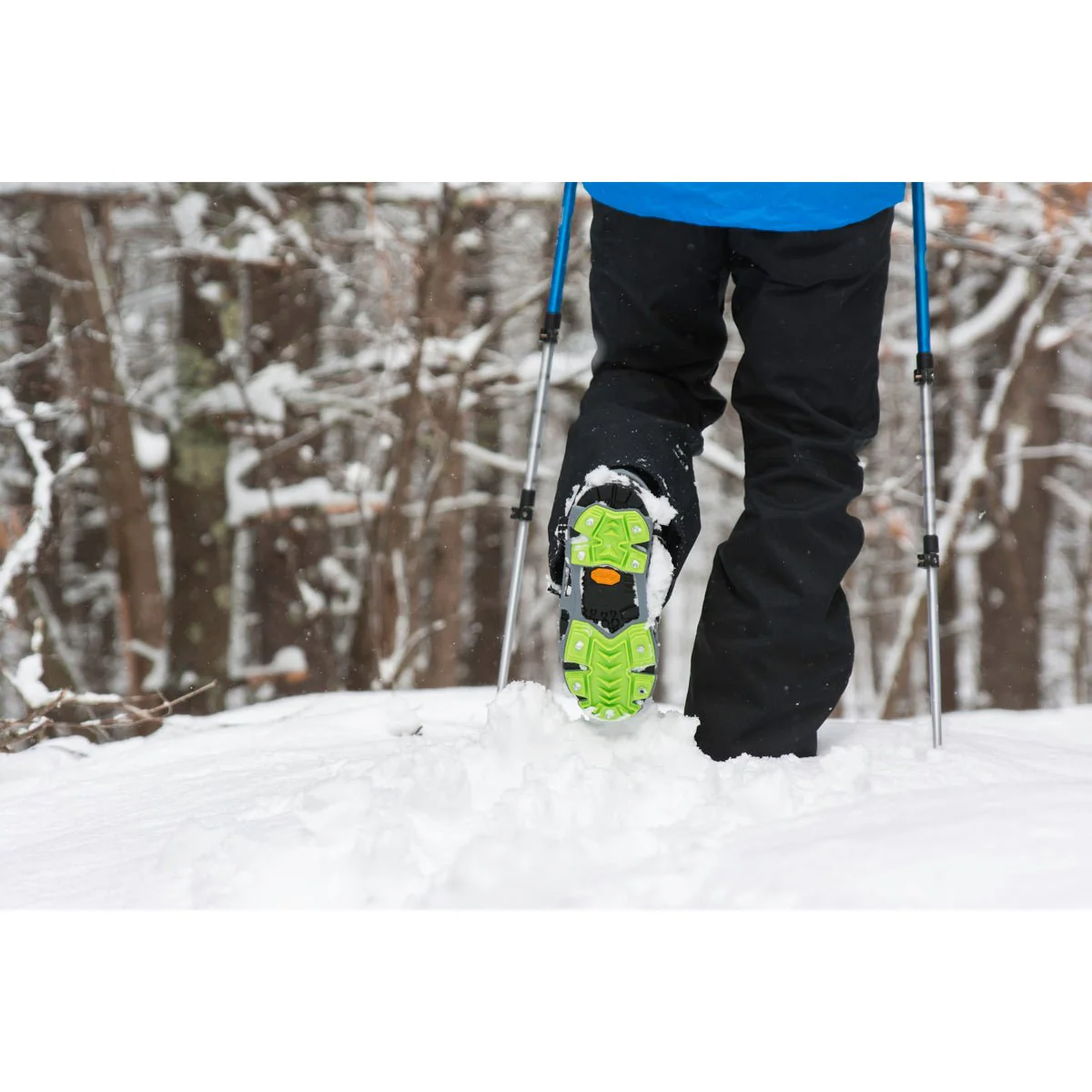 STABILicers Hike XP Removable Snow & Ice Traction Job Safety Cleats - Gray/Green - Image 4
