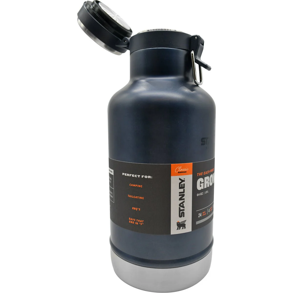 Stanley Classic 2 qt. Vacuum Insulated Stainless Steel Easy-Pour Growler - Image 6