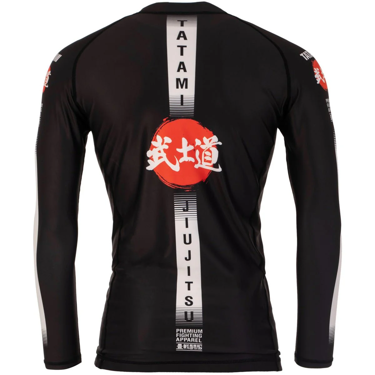 Tatami Fightwear Bushido Long Sleeve Rashguard - Black - Image 2