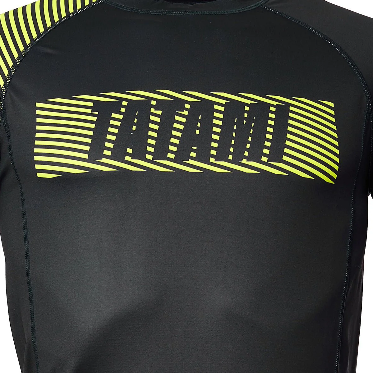 Tatami Fightwear Essential 3.0 Long Sleeve Rashguard - Black/Yellow - Image 5