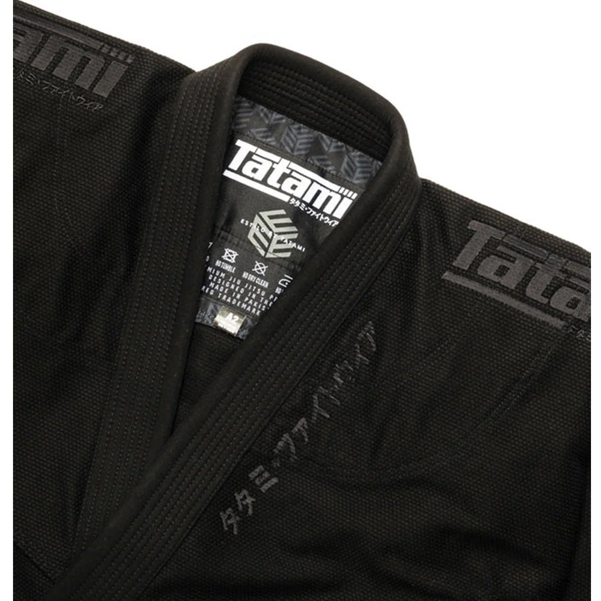 Tatami Fightwear Estilo Black Label BJJ Gi - Black/Black - Image 6