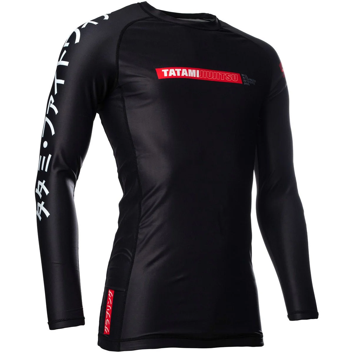 Tatami Fightwear Global Long Sleeve Rashguard - Black - Image 3