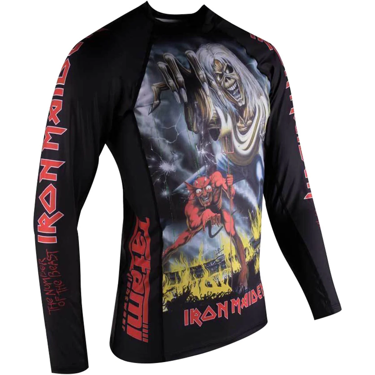 Tatami Fightwear Iron Maiden Number of the Beast Long Sleeve BJJ Rashguard - Image 2