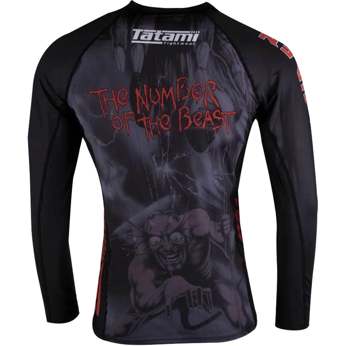 Tatami Fightwear Iron Maiden Number of the Beast Long Sleeve BJJ Rashguard - Image 3