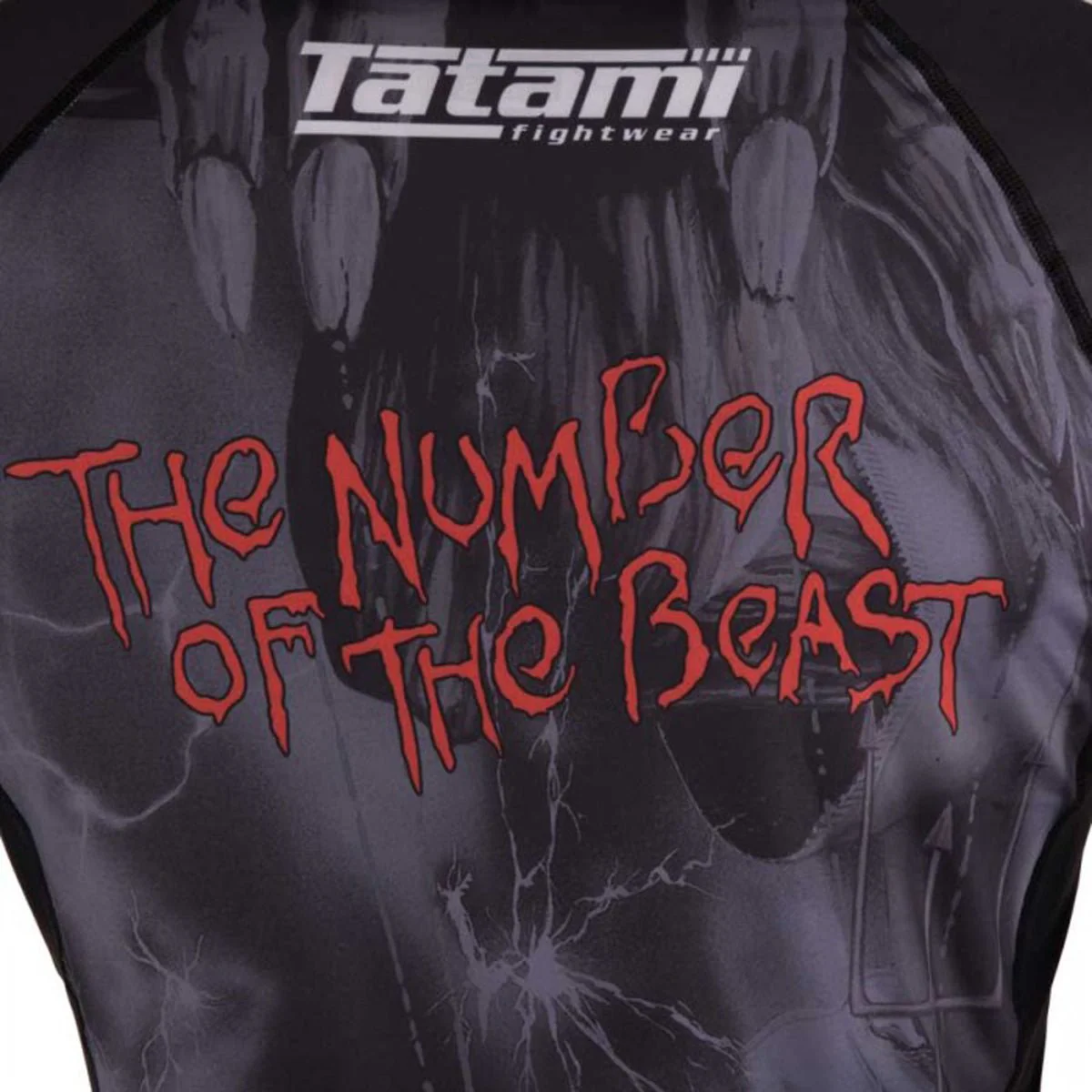 Tatami Fightwear Iron Maiden Number of the Beast Long Sleeve BJJ Rashguard - Image 6