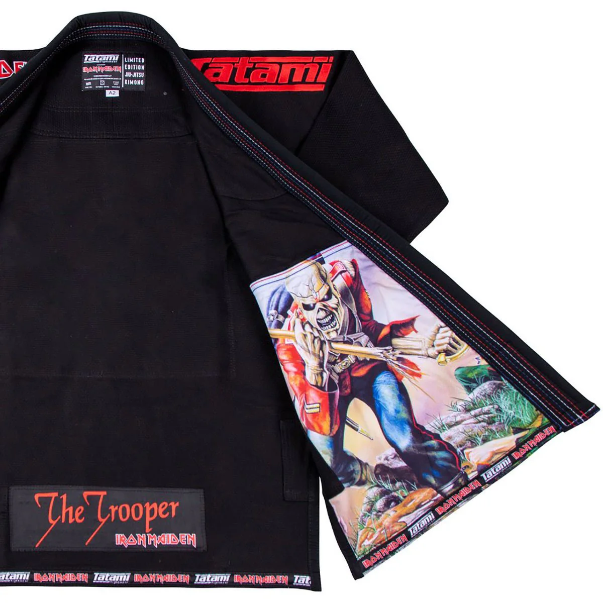 Tatami Fightwear Iron Maiden Trooper BJJ Gi - Black - Image 5